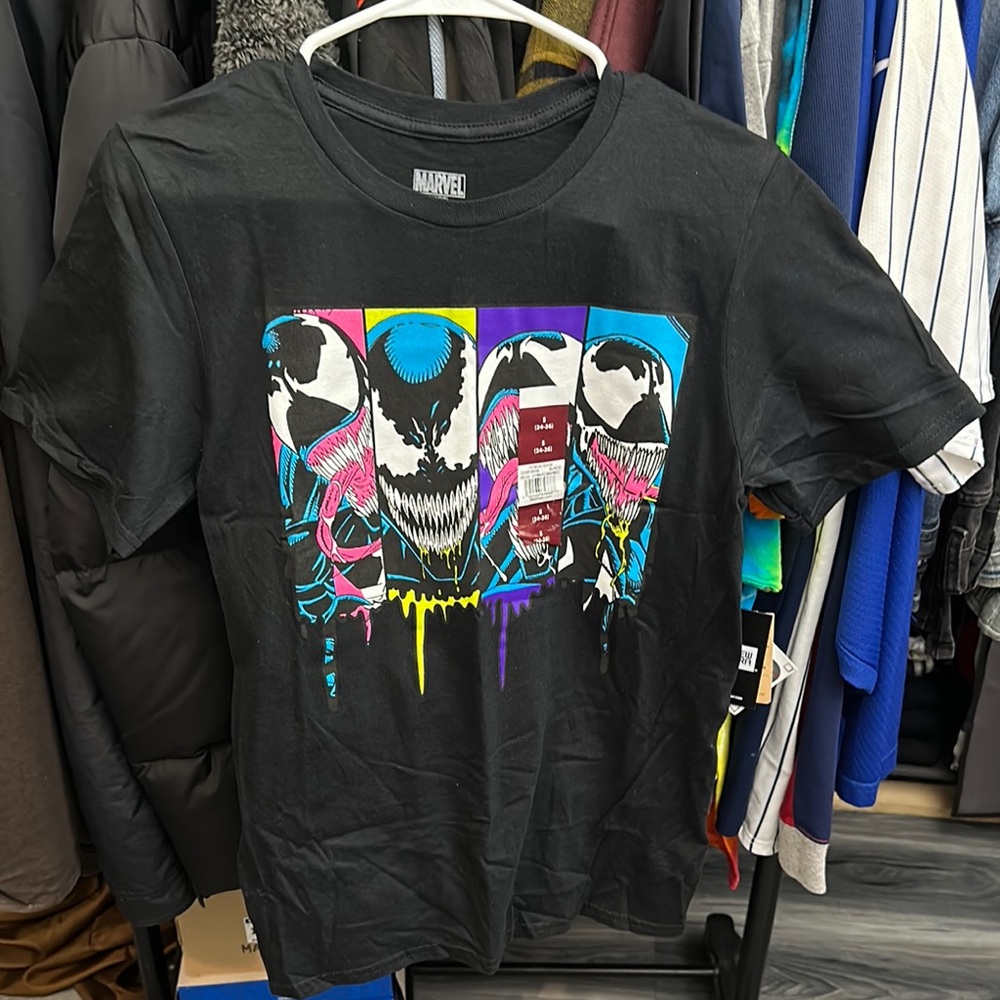 Marvel Black Graphic T-Shirt kid 34/36